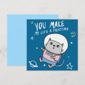 Niedlicher Valentinstag Feiertagskarte (Vorne/Hinten)