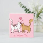 Niedlicher Valentinstag Feiertagskarte (Stehend Vorderseite)