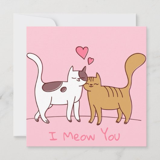 Niedlicher Valentinstag Feiertagskarte (Vorderseite)