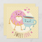 Niedlicher Valentinstag Feiertagskarte (Vorne/Hinten)