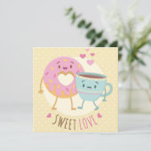 Niedlicher Valentinstag Feiertagskarte (Stehend Vorderseite)