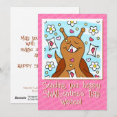 Niedlicher Valentinstag | Feiertagskarte (Vorne/Hinten)