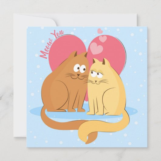 Niedlicher Valentinstag Feiertagskarte (Vorderseite)