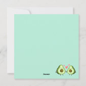 Niedlicher Valentinstag Feiertagskarte (Rückseite)