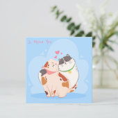 Niedlicher Valentinstag Feiertagskarte (Stehend Vorderseite)