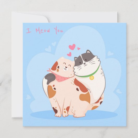 Niedlicher Valentinstag Feiertagskarte (Vorderseite)