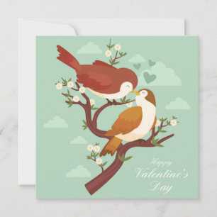 Niedlicher Valentinstag Feiertagskarte