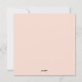 Niedlicher Valentinstag Feiertagskarte (Rückseite)