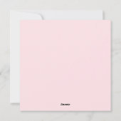 Niedlicher Valentinstag Feiertagskarte (Rückseite)