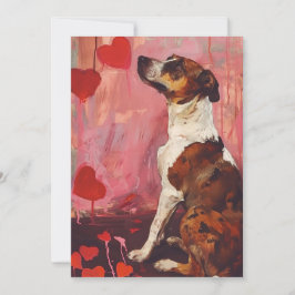 Niedlicher Valentinstag Feiertagskarte