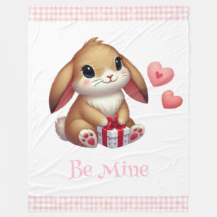 Niedlicher Valentinstag Fleecedecke
