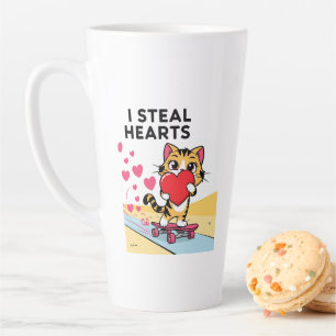 Niedlicher Valentinstag für Paare und Freunde Milchtasse