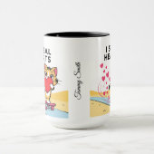 Niedlicher Valentinstag für Paare und Freunde Tasse (Zentrum)