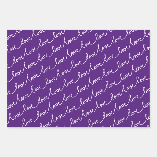 Niedlicher Valentinstag Geschenkpapier Set (Vorderseite 3)