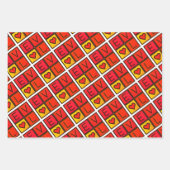 Niedlicher Valentinstag Geschenkpapier Set (Vorderseite)