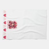 Niedlicher Valentinstag Geschirrtuch (Horizontal)