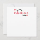 Niedlicher Valentinstag Grußkarte (Rückseite)