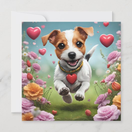 Niedlicher Valentinstag Grußkarte (Vorderseite)