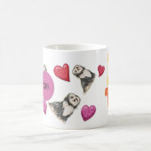 Niedlicher Valentinstag Havanese Hund Lover Kaffeetasse (Mittel)