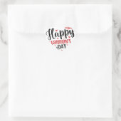 Niedlicher Valentinstag Herz-Aufkleber (Tasche)