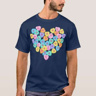 Niedlicher Valentinstag Herzklopfen Valentine Lieb T-Shirt