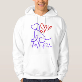 Niedlicher Valentinstag Hoodie