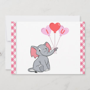 niedlicher Valentinstag I Liebe Herz Feiertagskarte