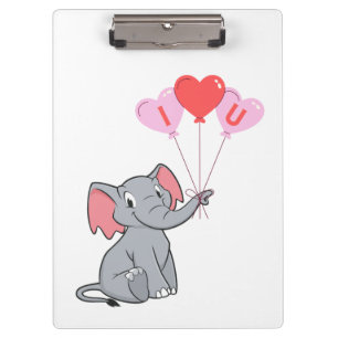 niedlicher Valentinstag I Liebe Herz Klemmbrett