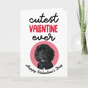 Niedlicher Valentinstag je ..von deinem Cockapoo Feiertagskarte