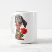 Niedlicher Valentinstag Kaffeetasse (Vorderseite Links)