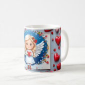 Niedlicher Valentinstag Kaffeetasse (VorderseiteRechts)