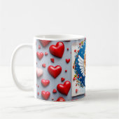 Niedlicher Valentinstag Kaffeetasse (Links)