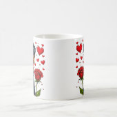 Niedlicher Valentinstag Kaffeetasse (Mittel)
