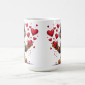 Niedlicher Valentinstag Kaffeetasse (Mittel)