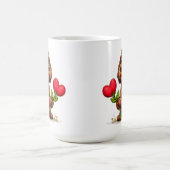 Niedlicher Valentinstag Kaffeetasse (Mittel)
