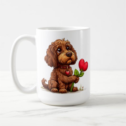 Niedlicher Valentinstag Kaffeetasse (Links)
