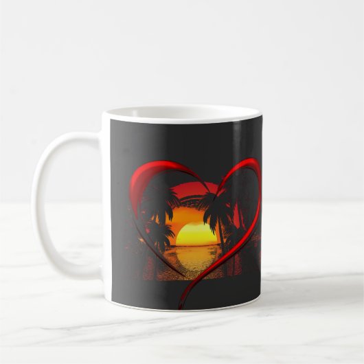 Niedlicher Valentinstag Kaffeetasse (Links)