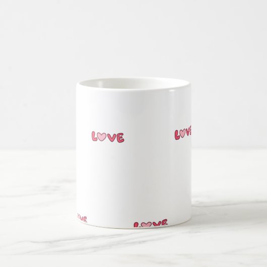 Niedlicher Valentinstag Kaffeetasse (Mittel)