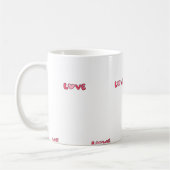 Niedlicher Valentinstag Kaffeetasse (Links)
