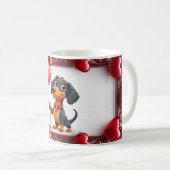 Niedlicher Valentinstag Kaffeetasse (VorderseiteRechts)