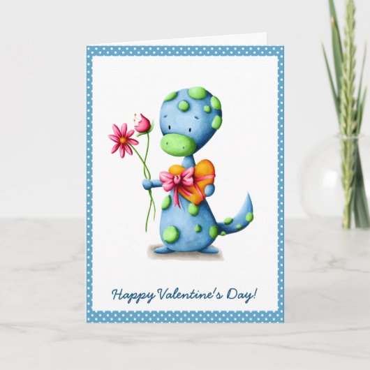 Niedlicher Valentinstag Karte (Vorderseite)