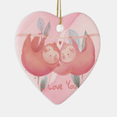 Niedlicher Valentinstag Keramik Ornament (Rechts)