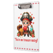Niedlicher Valentinstag Klemmbrett (Links)