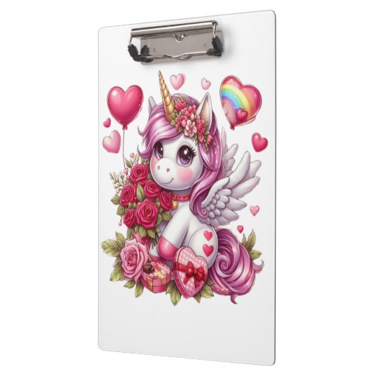 Niedlicher Valentinstag Klemmbrett (Links)