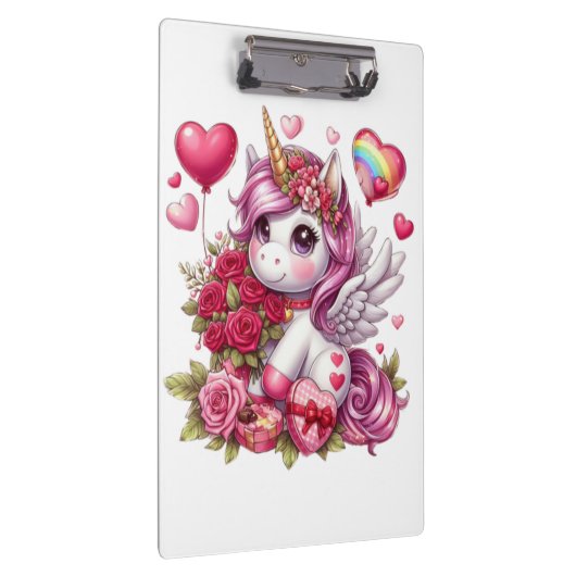 Niedlicher Valentinstag Klemmbrett (Rechts)