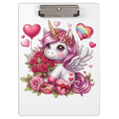 Niedlicher Valentinstag Klemmbrett (Vorderseite)