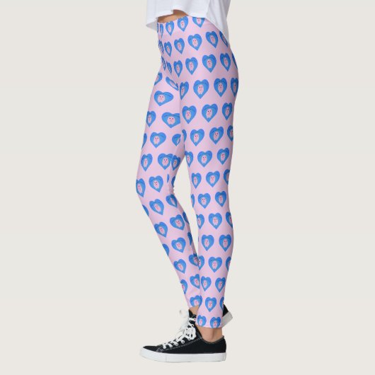 Niedlicher Valentinstag Leggings (Links)