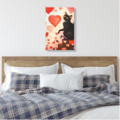 Niedlicher Valentinstag Leinwanddruck (Insitu (Schlafzimmer))
