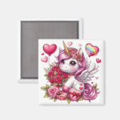Niedlicher Valentinstag Magnet (Vorderseite/Rückseite)