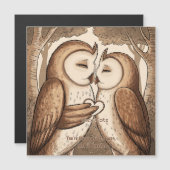 Niedlicher Valentinstag Magnetkarte (Vorne/Hinten)